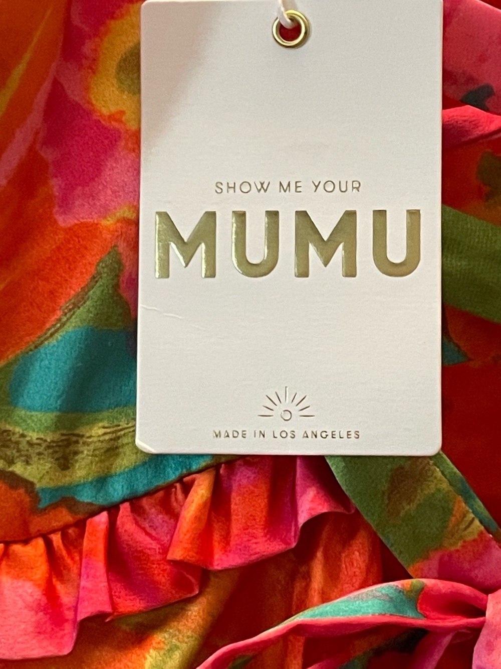 Show Me Your MuMu Lady Corset Maxi Dress — Hot Pink & Orange Floral - Picture 8 of 12